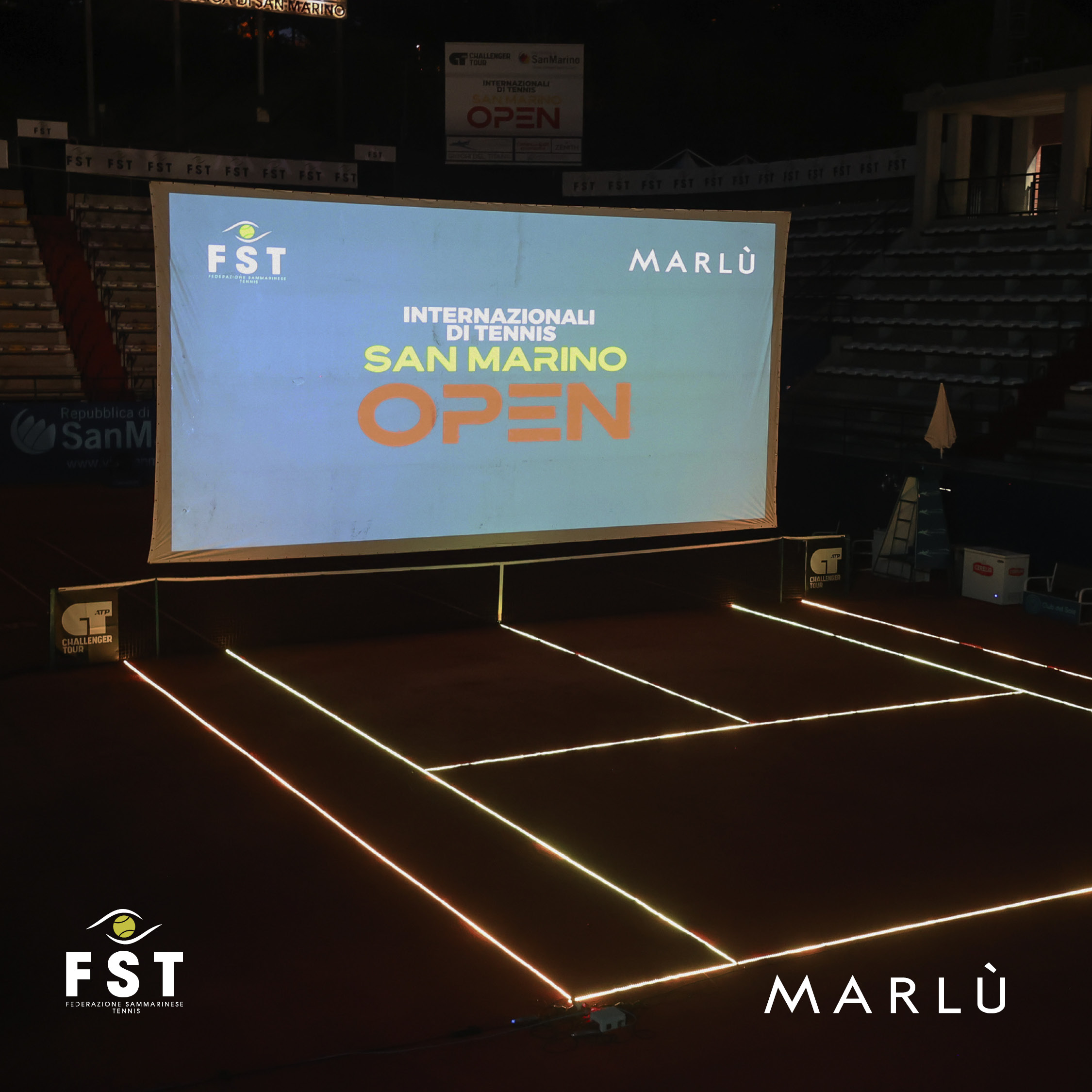 Marlù al 30° anniversario degli Internazionali di Tennis San Marino